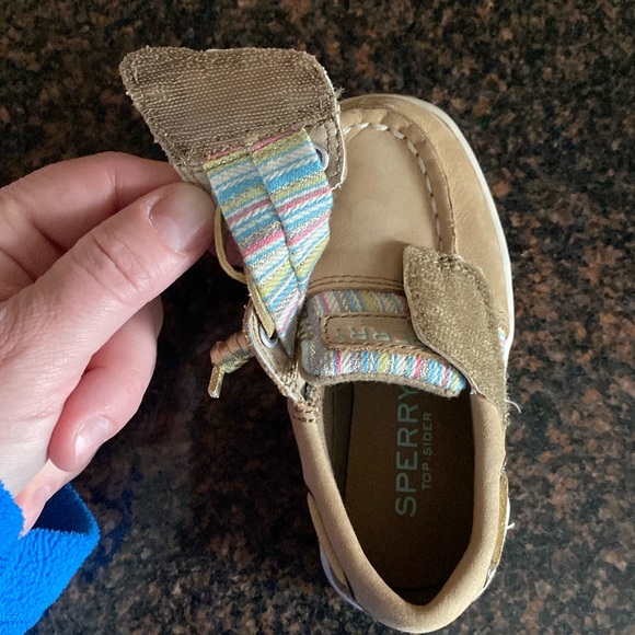 Sperry Top-Sider Ivyfish Jr. toddler girl’s size 6 boat shoes like new - Picture 7 of 9